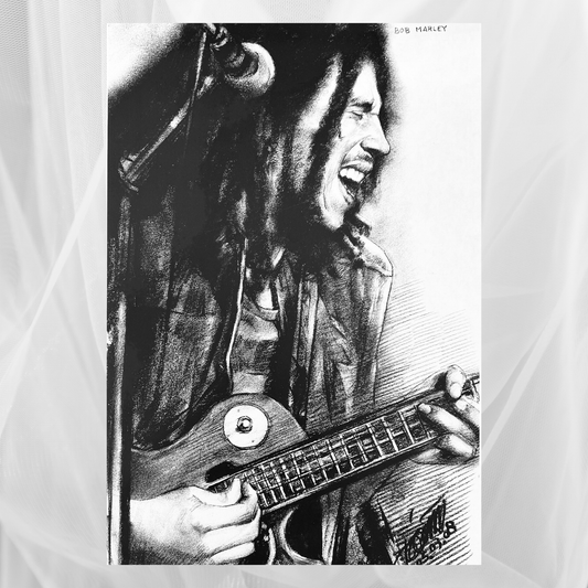 Charcoal Drawing: "Bob Marley (Vol. 1)"