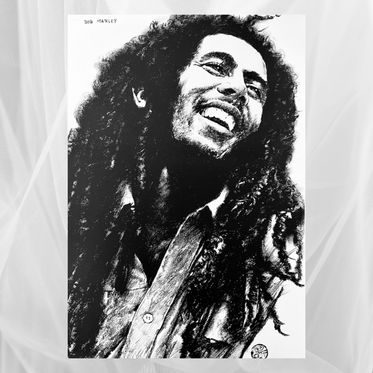 Charcoal Drawing: "Bob Marley (Vol. 2)"