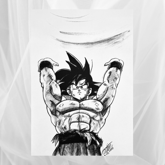 Charcoal Drawing: "Dragon Ball Z (Vol. 2)"