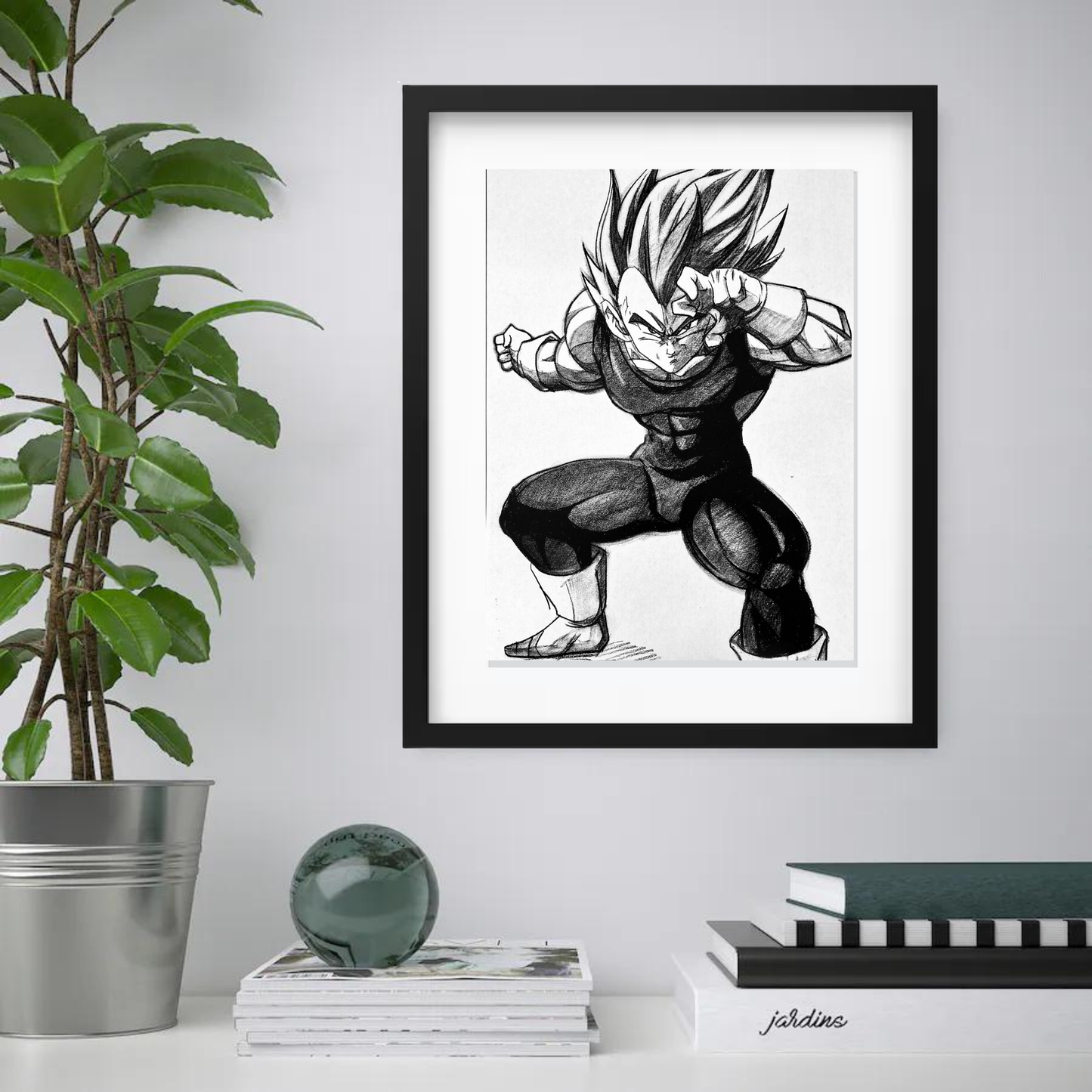 Charcoal Drawing: "Dragon Ball Z (Vol. 1)"