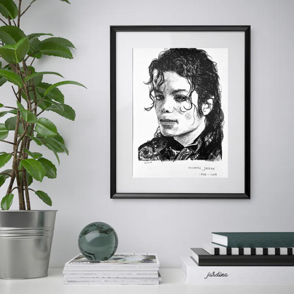 Charcoal Drawing: "Michael Jackson | Performing"