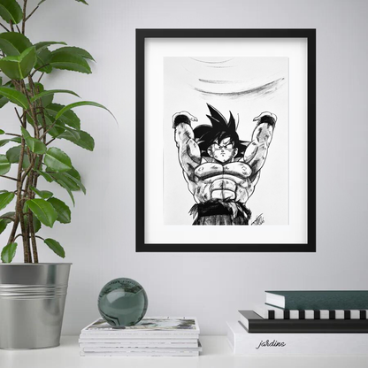 Charcoal Drawing: "Dragon Ball Z (Vol. 2)"